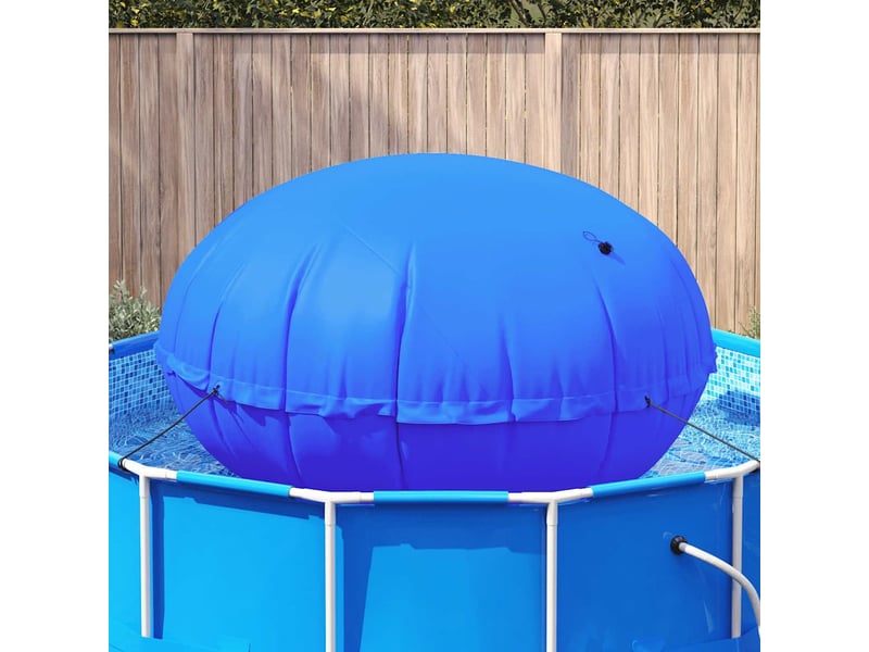  Coussin de piscine d'hiver bleu ø 310 x 180 cm pvc cf55513  - Conforama C
