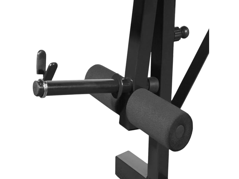  Banc d'entraînement avec support de poids jeu d'haltères 60,5 kg 02_0000020  - Conforama D