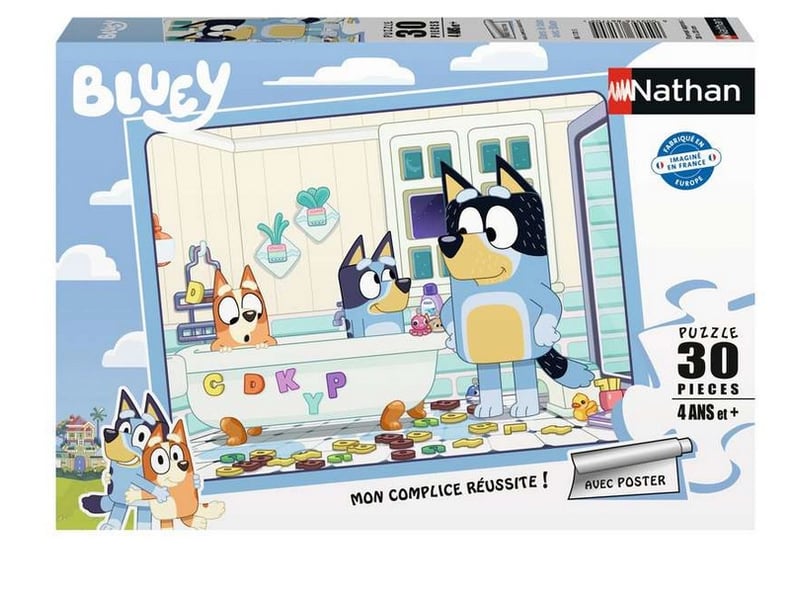  Puzzle 30p dans le bain de bluey 86170 - Conforama A