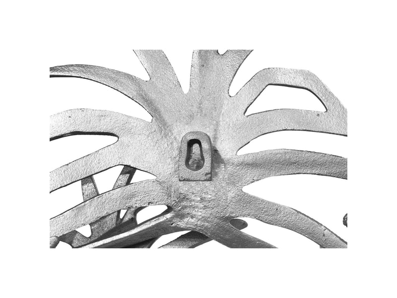  Déco murale feuillage en métal domizil 70cm argent  - Conforama C