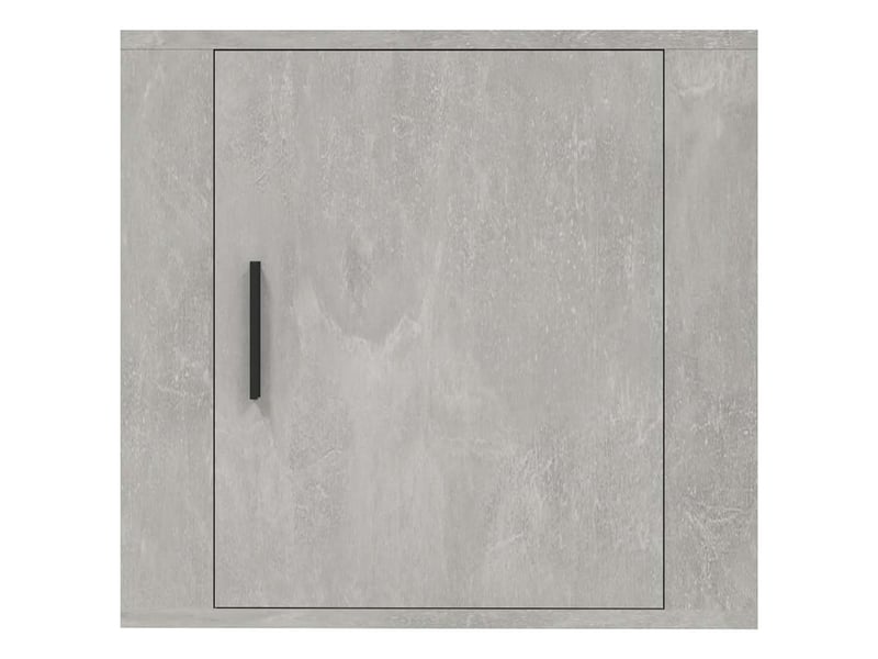  Lot de 2 tables de chevet - cabinet de chevet - table de nuit murales gris béton 50x30x47 cm  - Conforama E