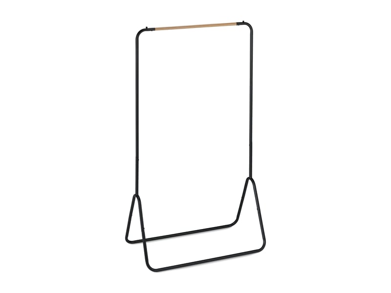  Portant à vêtements moderne cadre autonome 145 x 80 x 44 cm charge maximale 20 kg en métal noir 13_0009182  - Conforama A