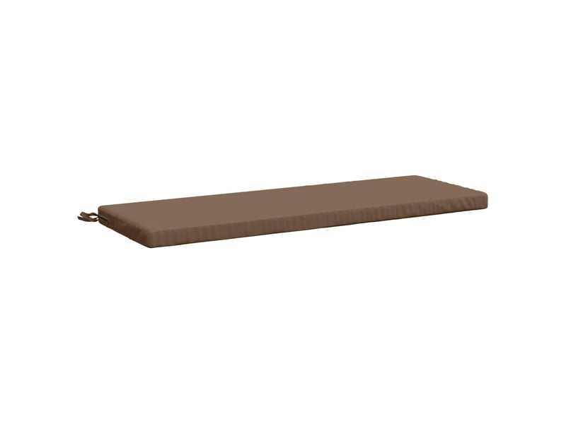  Coussin de banc, coussin d'assise, coussin de canapé soest 100 % polyester taupe 120 x 40 x 5 cm cf53581  - Conforama A