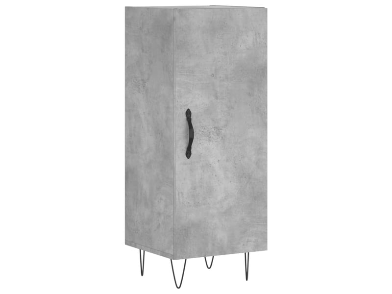  Buffet - bahut - meuble de rangement gris béton 34,5x34x90 cm bois d'ingénierie  - Conforama A