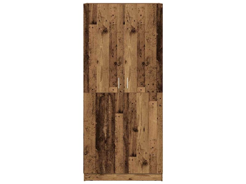  Garde-robe, armoire de rangement vieux bois 80x52x180 cm bois d'ingénierie  - Conforama D