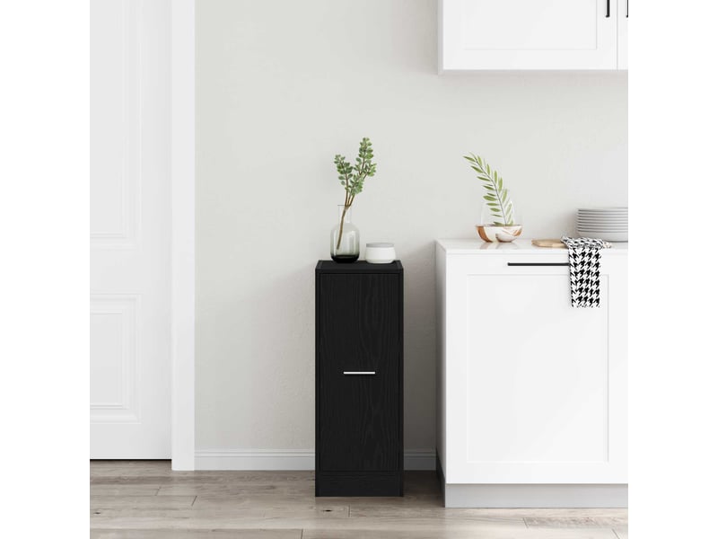  Meuble de rangemenrt, cabinet de pharmacie chêne noir 30 x 41 x 77.5 cm  - Conforama D
