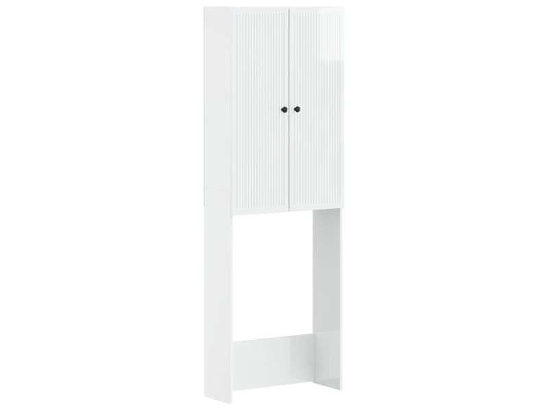  Armoire de toilette, meuble de toilette ede blanc brillant 66x25.5x190 cm  - Conforama A