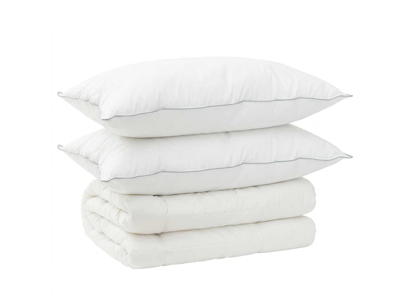  Ensemble de couette et d'oreiller 3 pcs - duvet 200x200 cm 4 saisons  - Conforama A