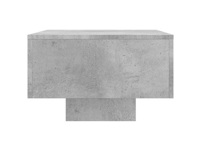  Table basse | table de salon gris béton 100x49,5x31 cm bois d'ingénierie  - Conforama E