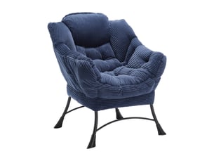 Fauteuil fixe 69.9x64x95cm <strong></strong> Tissu bleu