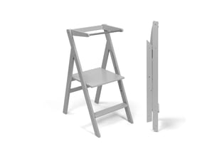 Tour d'apprentissage pliable « step'n'fold », gris
