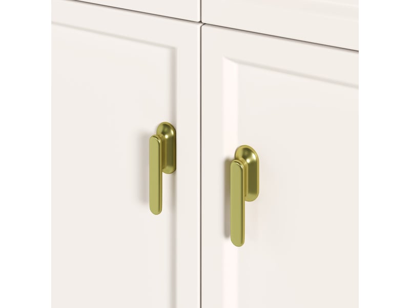  Armoire — blanche — 135 × 48 × 200 cm — 5 portes — 3 tiroirs  - Conforama E