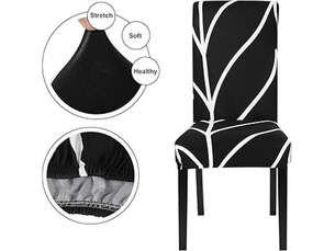 Housse de chaise - 1 pièce, taille m housse de chaise élastique, housse de chaise de salle à manger, housse de chaise extensible, convient pour la maison, l'hôtel, le, multicolore