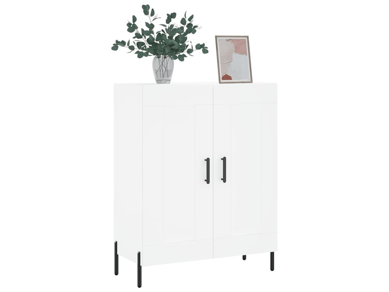  Buffet - bahut - meuble de rangement blanc 69,5x34x90 cm bois d'ingénierie  - Conforama C