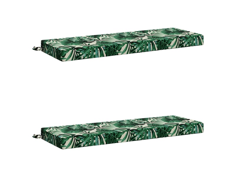  Lot de 2 coussins de banc, coussins d'assise soest 100 % polyester cf56890  - Conforama B