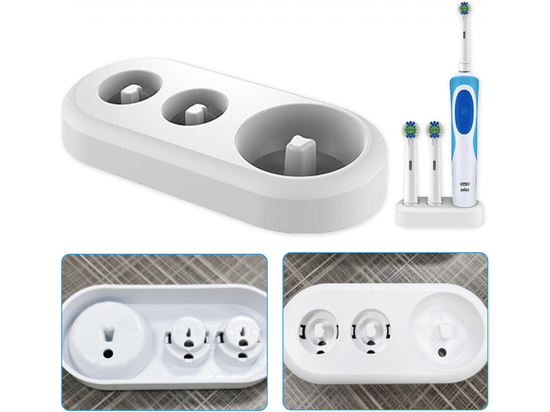  Support universel pour brosses à dents électriques, 2 supports pour brosses à dents électriques, compatibles avec la marque -b  - Conforama C