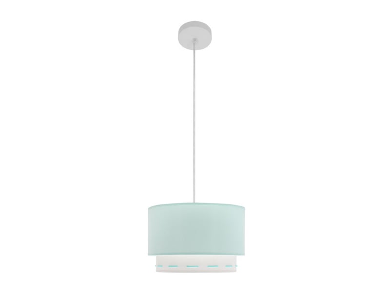  Suspension enfant fabrilamp trazos vert d'eau 1xe27 hauteur réglable 30-76 cm ø30 cm 111293048 - Conforama A