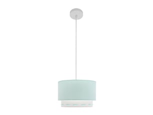 Lustre fabrilamp trazos 1 x e27 vert d’eau 30 x 30 cm