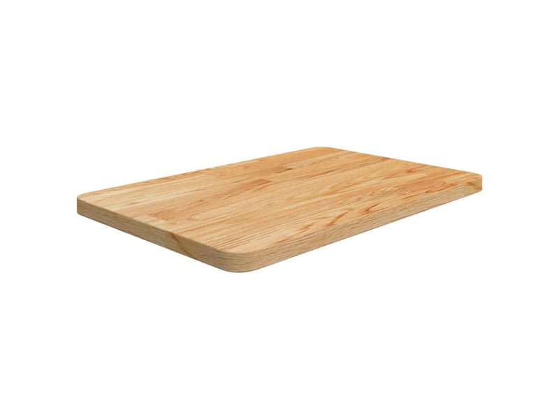  Comptoir de salle de bain, plan de travail marron clair 60x40x2,5 cm bois traité cf65829  - Conforama B