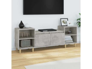 Meuble tv coloris gris 160 cm <strong></strong>  <strong></strong>