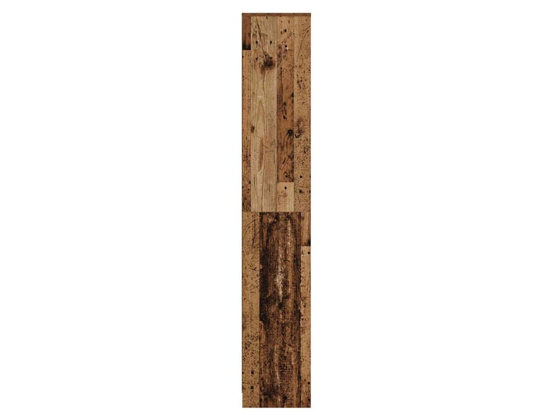  Armoire de salle de bain, meuble de rangement bois ancien 30x33x190 cm  - Conforama D