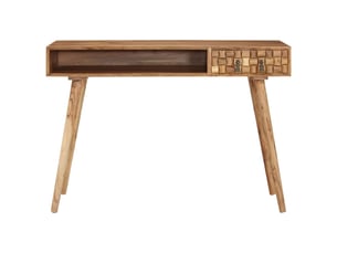 Table de console, console meuble 110x50x76 cm bois d'acacia massif