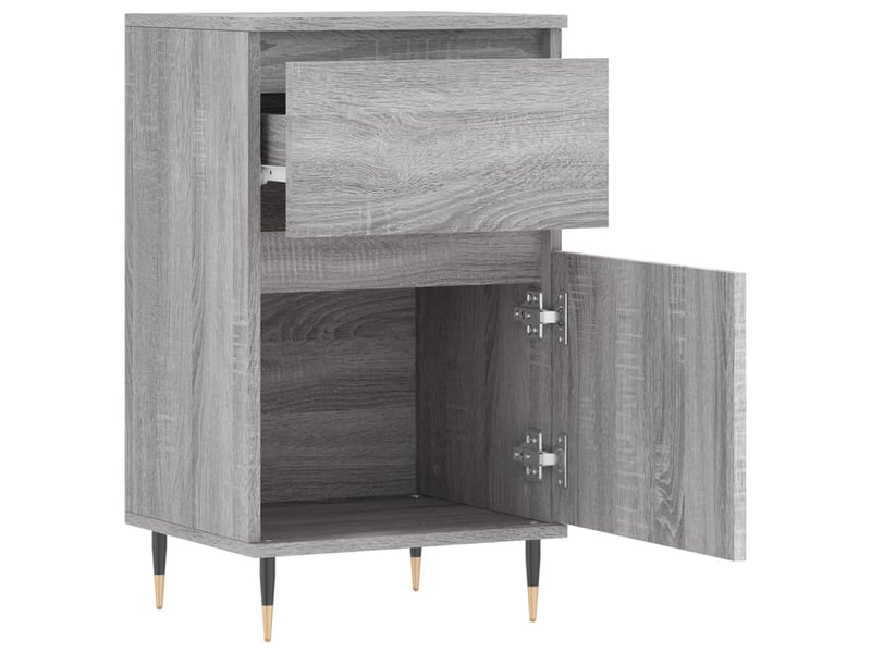  Buffet - bahut - meuble de rangement sonoma gris 40x35x70 cm bois d'ingénierie  - Conforama D