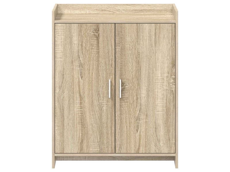  Meuble à chaussure, cabinet à chaussures avec porte chêne sonoma 73,5x36x92 cm  - Conforama E