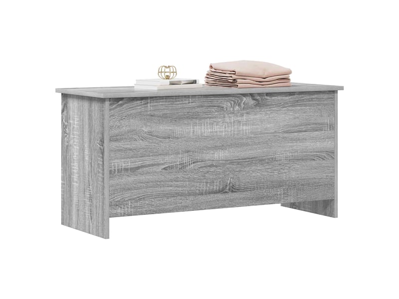  Coffre de rangement avec stockage sonoma gris 100x40x50 cm  - Conforama C