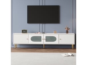 Meuble tv coloris blanc 170 cm <strong></strong> <strong></strong>