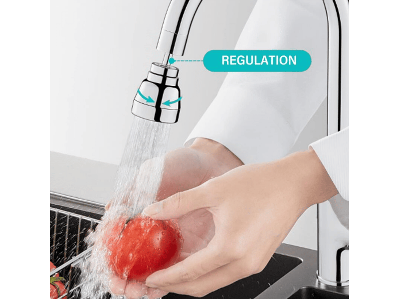  Pulvérisateur de robinet de cuisine à 3 modes-pulvérisateur d'évier de cuisine à 360 degrés, aérateur de cuisine  - Conforama C