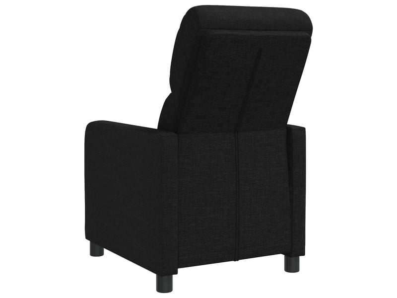 Vidaxl fauteuil inclinable noir polyester - Conforama E