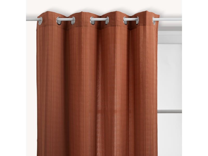Voilage Oeillets rouge  - Conforama W