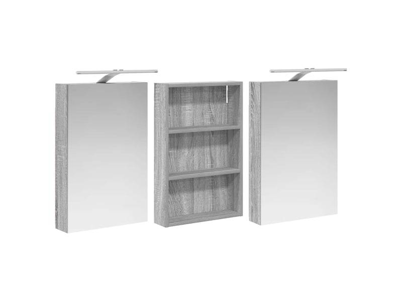 Ensemble de meubles de salle de bain 3 pcs 120x10.5x60.5 cm shl3893 - Conforama E