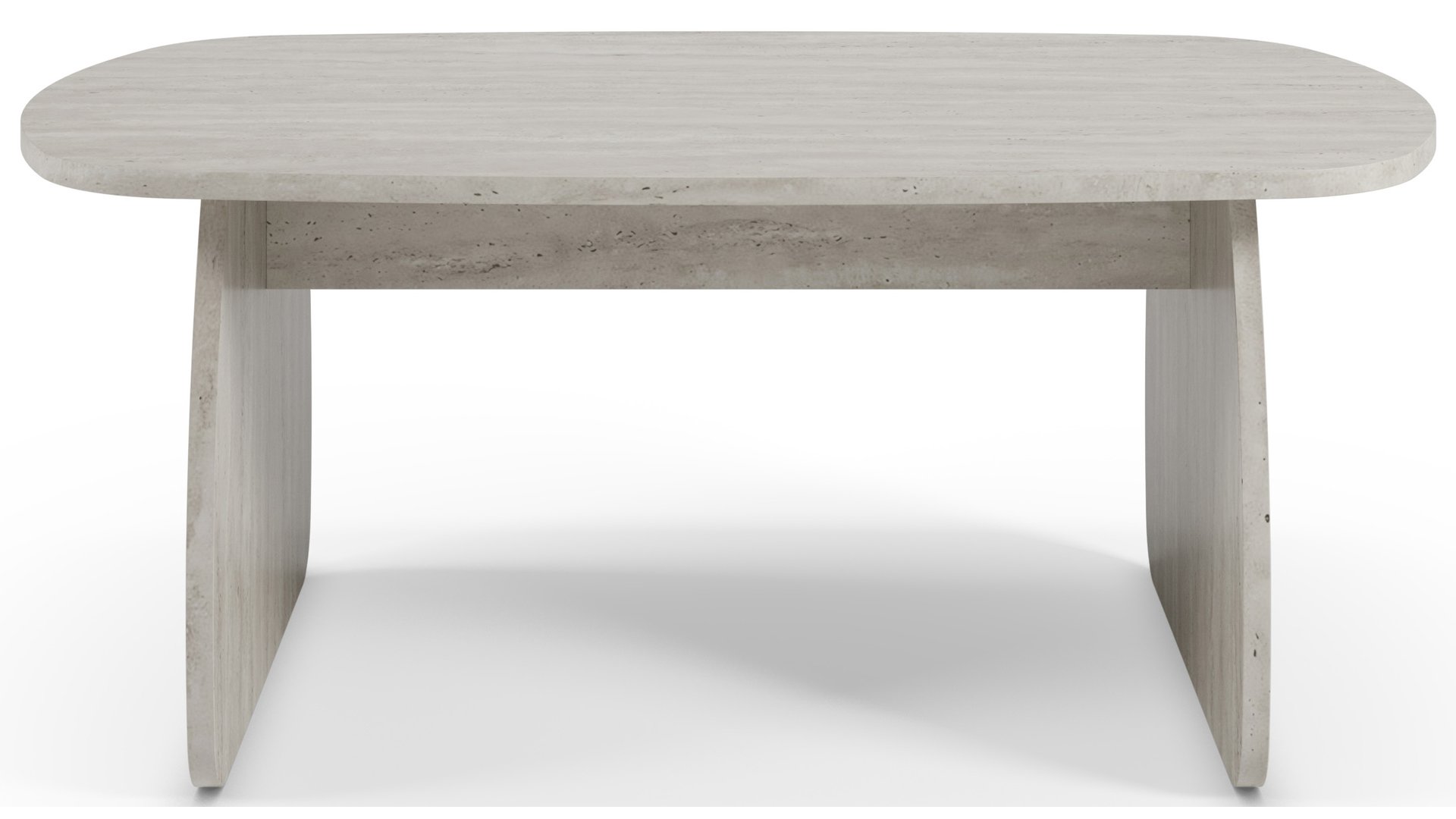Table basse ovale LOU taupe 42 Conforama