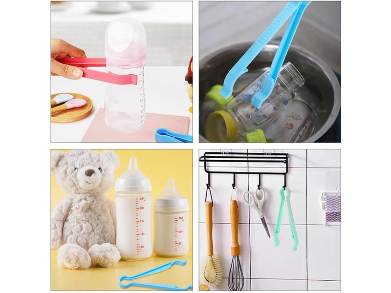  4 pièces pince à biberon pour bébé, multifonctionnelles la bouteille de bébé pinces, résistante à haute température, biberons, tasses, pain, glaçons No Commercial reference - Conforama E