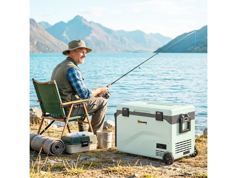  Réfrigérateur portable à compresseur de 42,5 l avec contrôle par application, -20 °c à 20 °c  - Conforama D