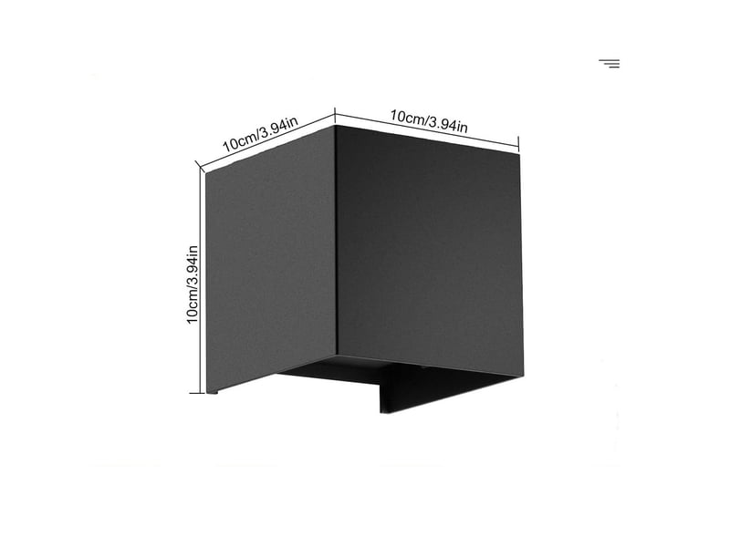  Applique murale interieurexterieur 4 pack  avec angle de faisceau réglable 6w  - Conforama A