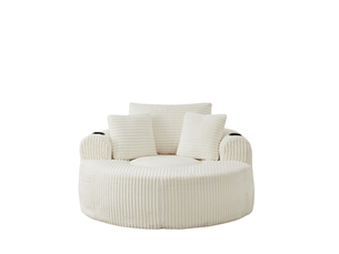 Canapé droit fixe <strong></strong> <strong>OMNIGLINT TRADING LTD</strong> 1 place Tissu beige