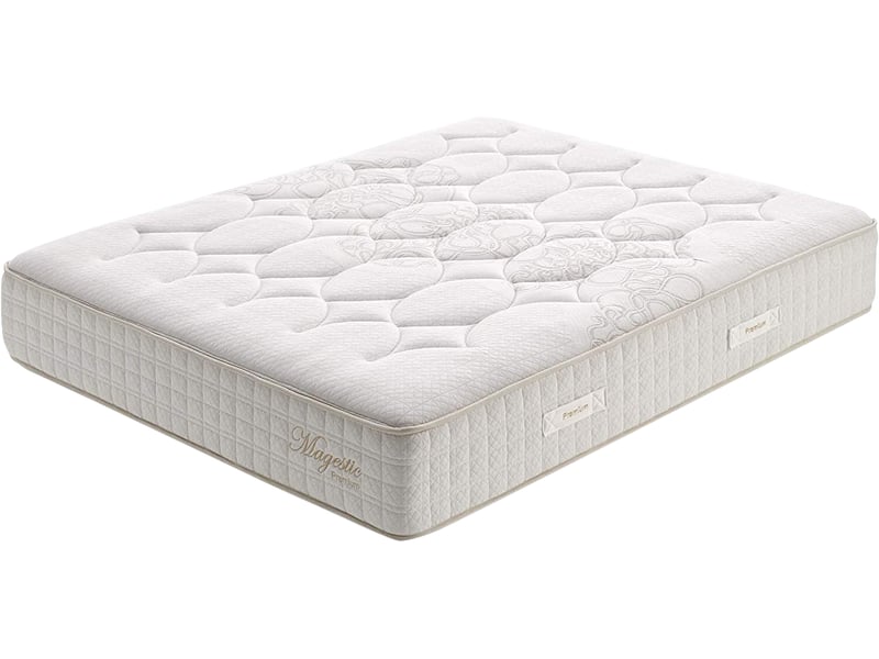 Matelas Hybrid Bednew 140x200 Cm - Ressorts Ensachés + Mousse Mémoire De Forme - 7 Zones, Fermeté Moyenne - Certifié Oeko-Tex