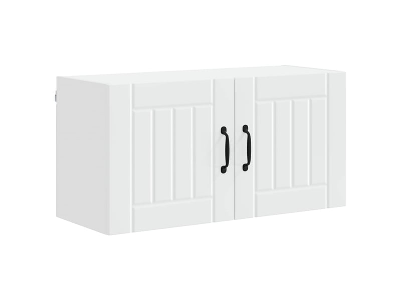  Meuble mural de cuisine, armoire de cuisine blanc 80x31x40cm bois d'ingénierie shl2510  - Conforama A