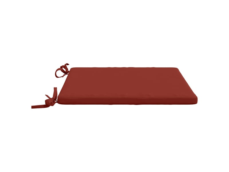  Lot de 4 coussins de siège, coussins d'assise soest 100 % polyester rouge cf60525  - Conforama D