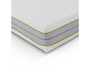 Matelas 90x200 cm <strong>ALPES BLANC</strong>  <strong></strong> Mousse haute résilience soutien Ferme épaisseur 25 cm