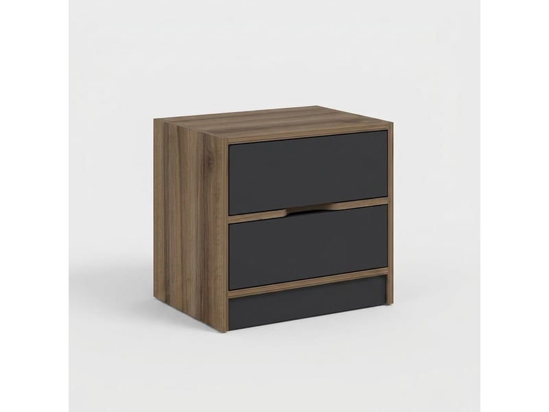  Table de chevet moderne avec tiroirs pour chambre à coucher elina  - Conforama A