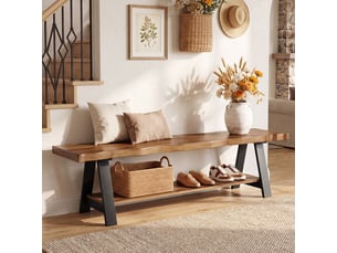Meuble à chaussures 20 paire(s)  <strong>TRIBESIGNS</strong>  <strong></strong> coloris marron
