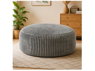 Fauteuil fixe <strong>MODENVIE</strong> <strong></strong> Velours côtelé gris vendu A l'unité