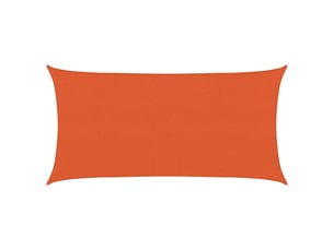 Voile d'ombrage - voile d'ombre - voile parasol 160 gm² orange 2,5x4,5 m pehd