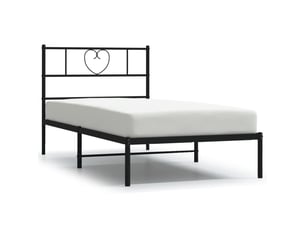 Lit simple 80x200 cm    coloris noir