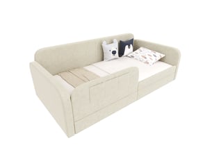 Lit banquette 90x200 cm WISHDOR coloris blanc