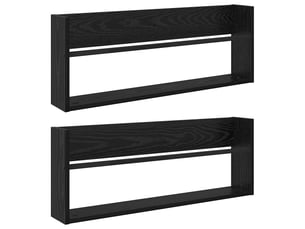 Etagère 80 cm coloris noir  